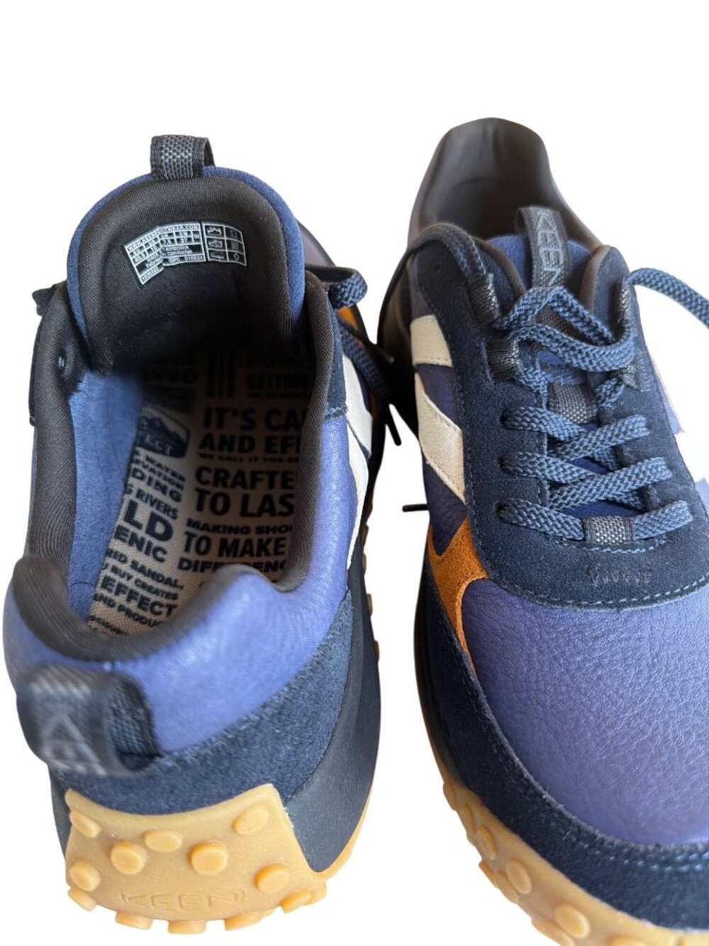 NWOB Women's KS86 Leather Sneaker Size 10 Blue MSRP$115 new - Picture 14 of 17